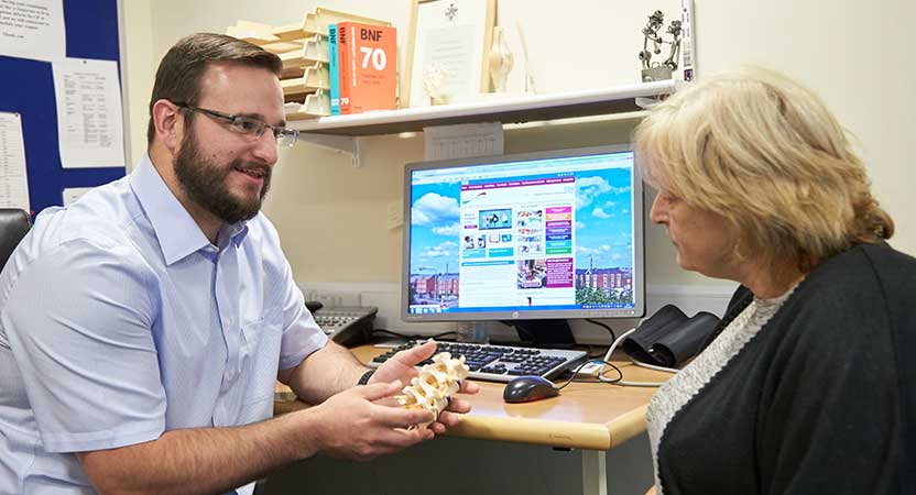 GP Surgery And Patient