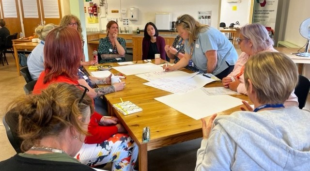 Image of Deaf Awareness Event break-out group