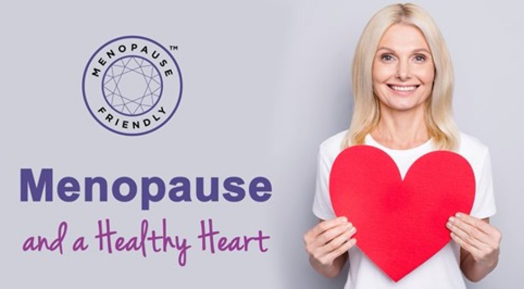 Women holding heart to symbolise Menopause Awareness Month with focus on Healthy Heart
