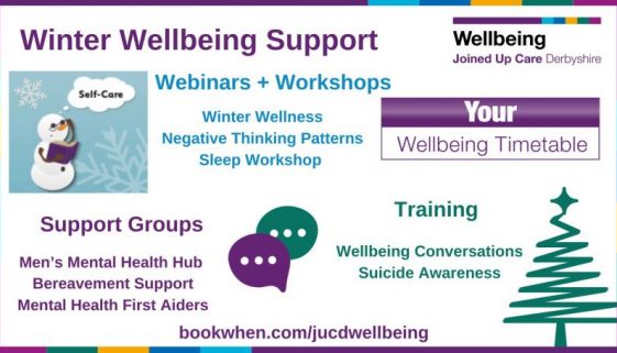 Poster detailing support services