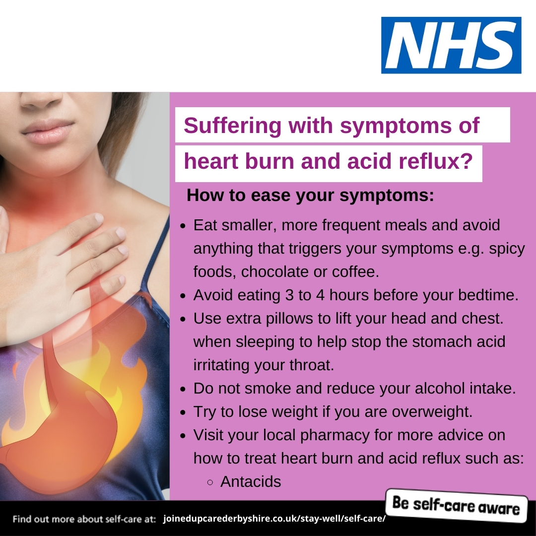 Heart burn and acid reflux