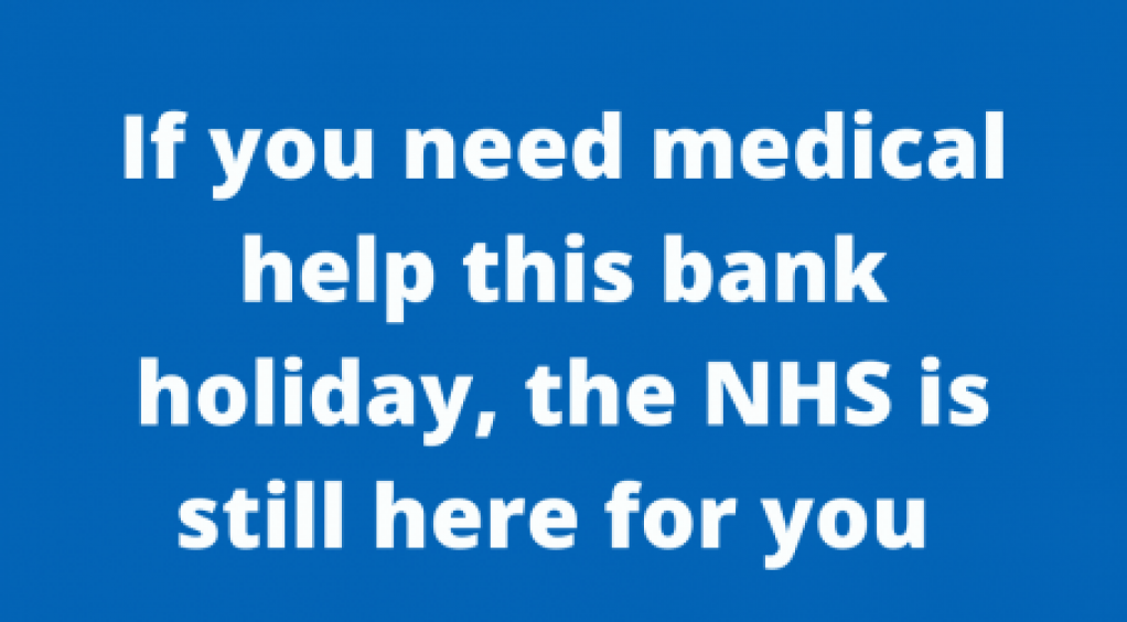 Bank holiday NHS